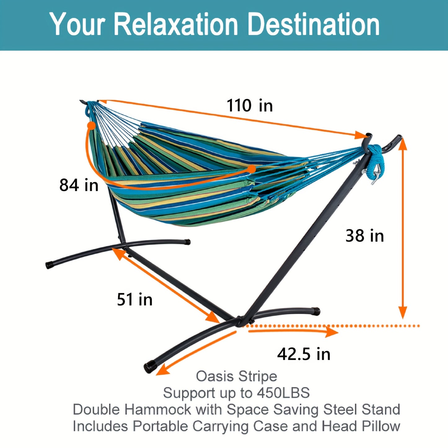 Lazy Daze Hammocks Double Hammock With Carrying Case