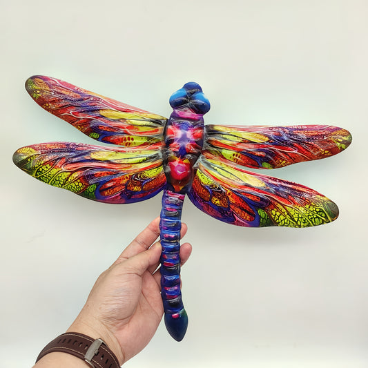 Metal Dragonfly Garden Wall Art Decor Set For Outdoors