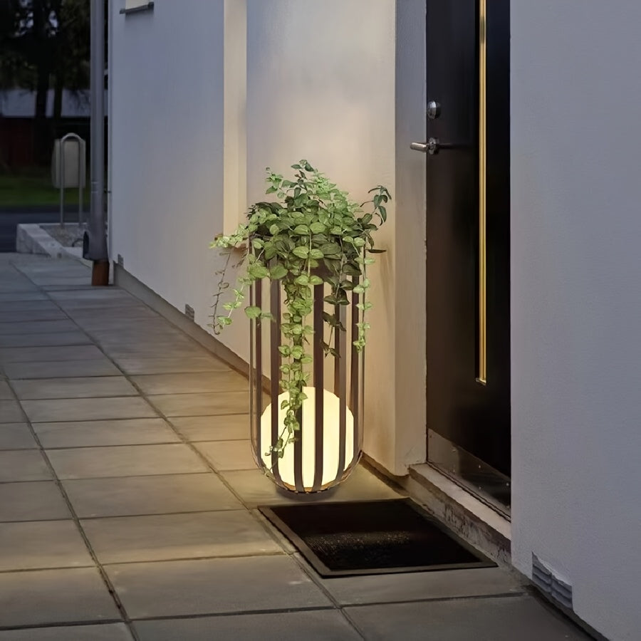 Solar Floor Lamp Outdoor IP65 Uplight Remote Control
