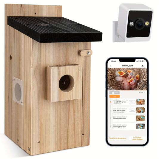 RAINBEAN Smart Bird House Feeder Camera AI Identification