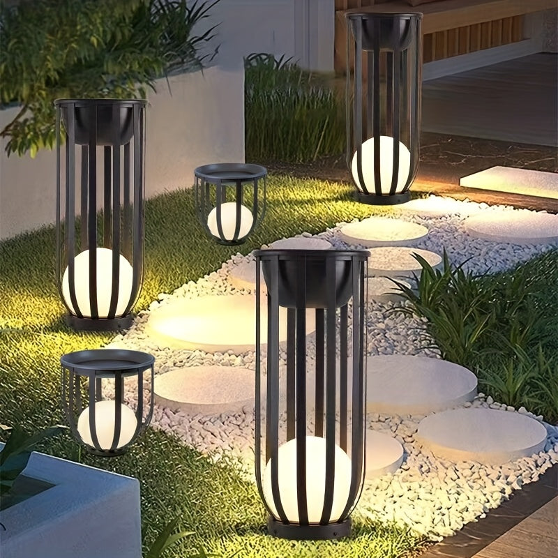 Solar Floor Lamp Outdoor IP65 Uplight Remote Control