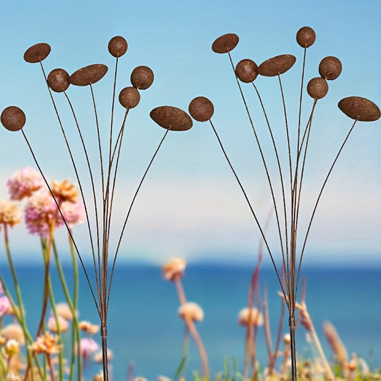 Makelift Studio Handmade Metal Kinetic Floral Garden Stake