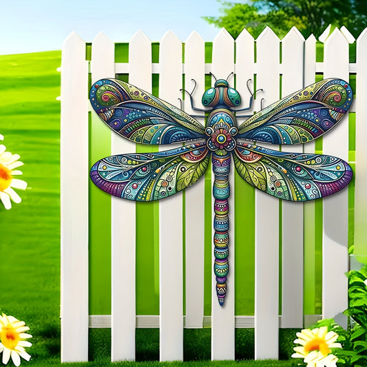 Dragonfly Metal Wall Art For Indoor Outdoor Garden Decor