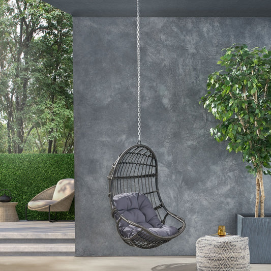 RIDFY Berkshire Swing Chair Wicker Outdoor Garden Seating