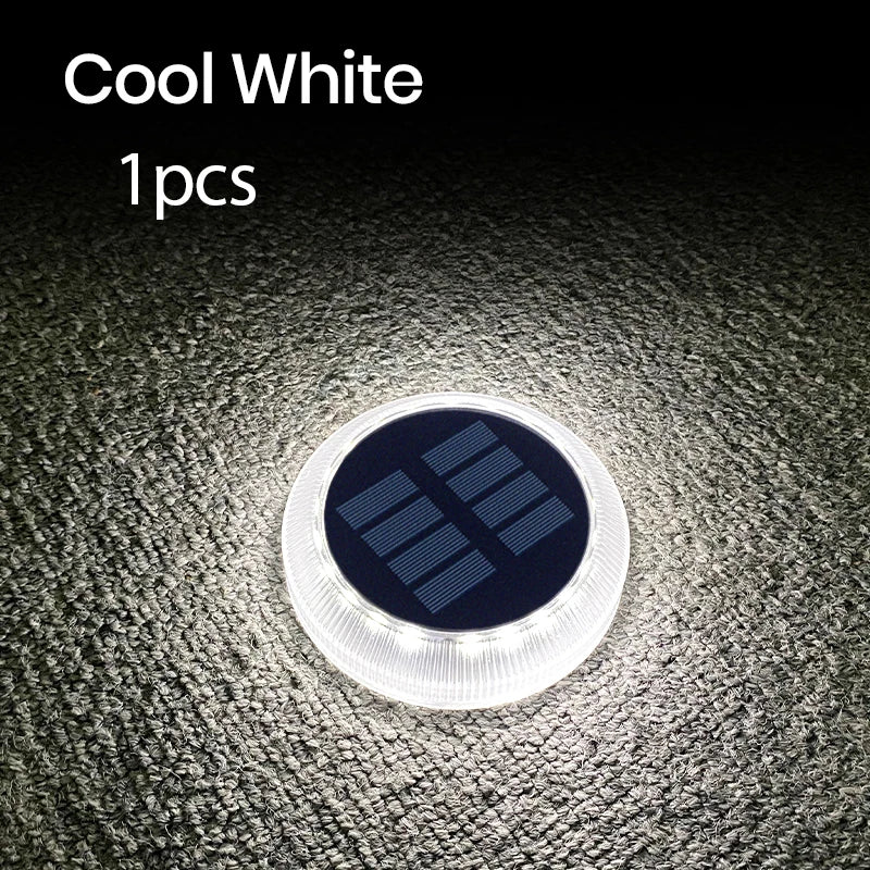 Solar LED Garden Lights IP68 Waterproof Step Lighting