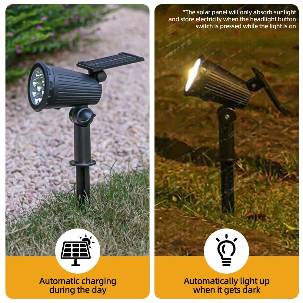 Heinast Solar RGB LED Spot Lights IP65 Outdoor Garden