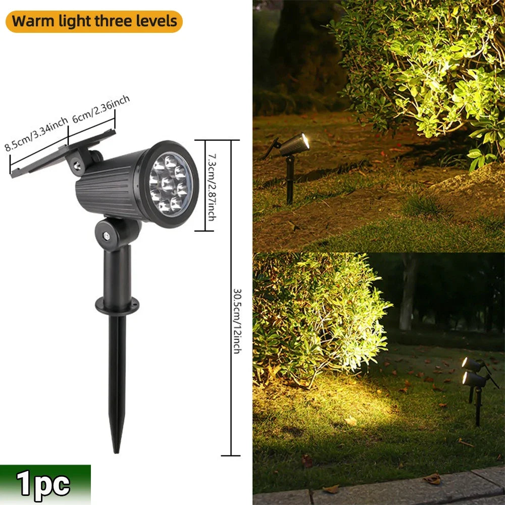 Heinast Solar RGB LED Spot Lights IP65 Outdoor Garden