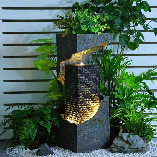 Hign-concerned Modern Outdoor Water Fountain Floor Standing