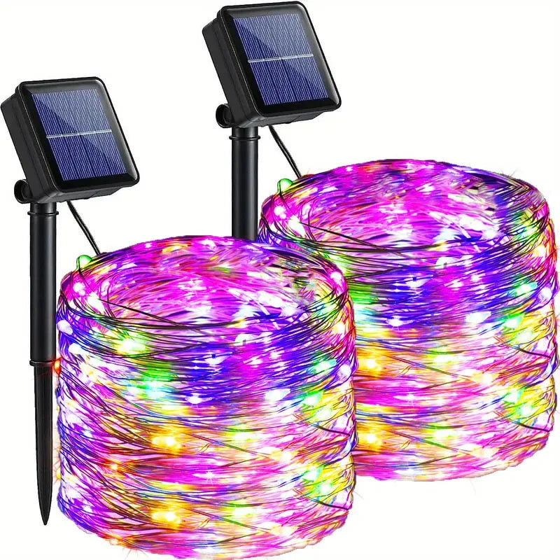 GOTPC Solar Fairy Lights Outdoor String Lights IP65 Garden