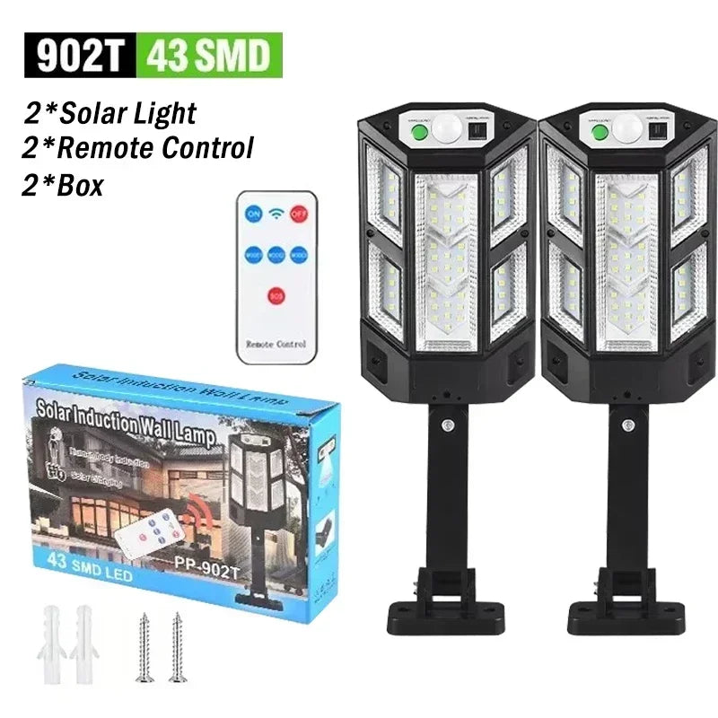 BALDR Solar LED Outdoor Wall Lamp With Motion Sensor