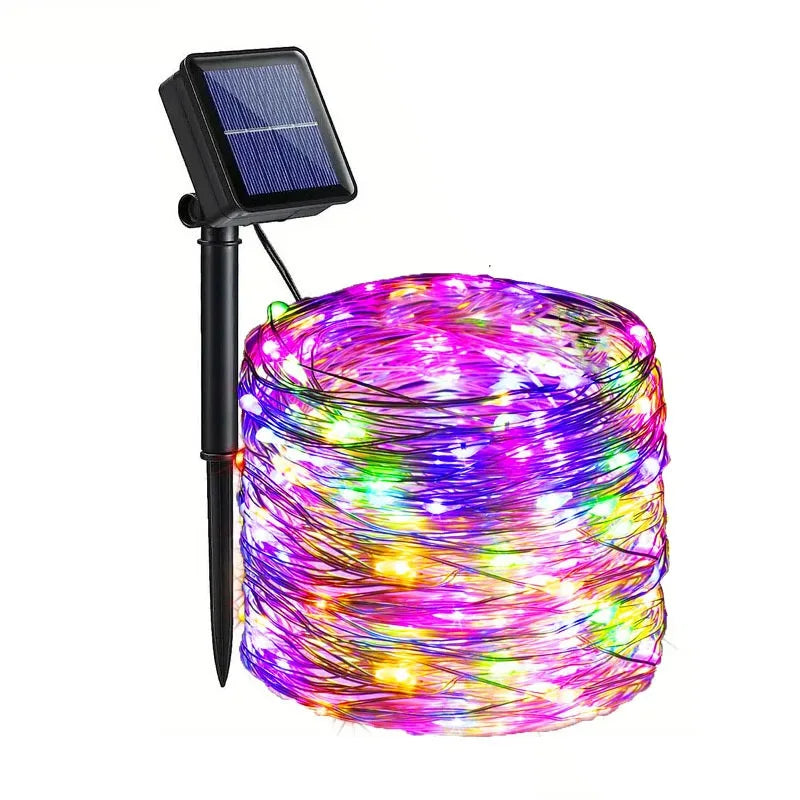 GOTPC Solar Fairy Lights Outdoor String Lights IP65 Garden