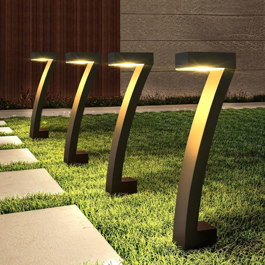 KPSTEK Solar LED Outdoor Pathway Lights Auto On Off