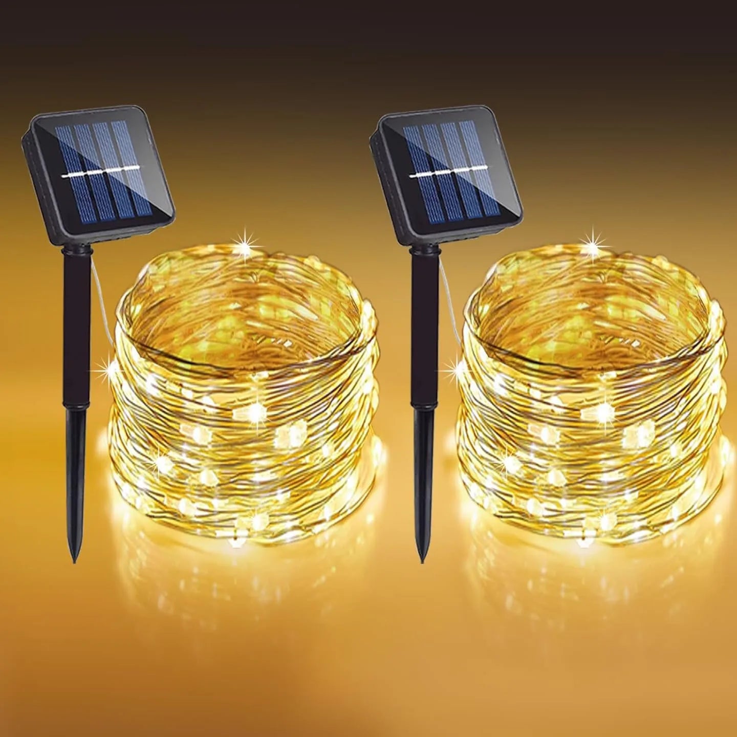 GOTPC Solar Fairy Lights Outdoor String Lights IP65 Garden