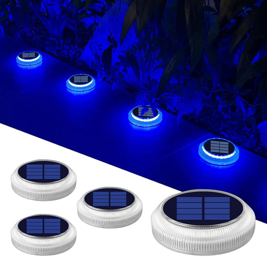 Solar LED Garden Lights IP68 Waterproof Step Lighting