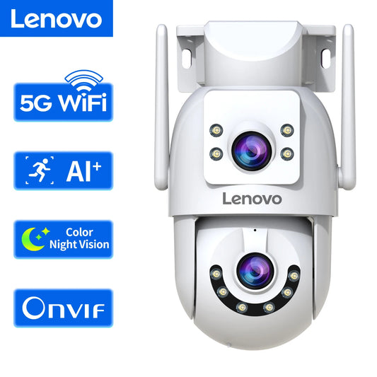 Lenovo 4K WiFi 5G PTZ Surveillance Camera Auto Tracking