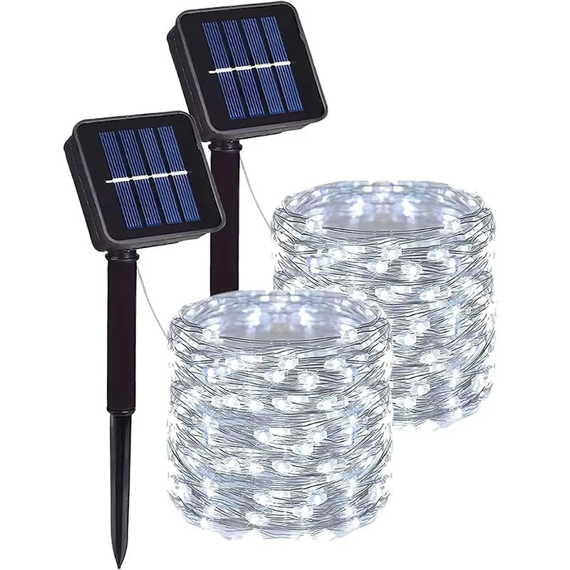 GOTPC Solar Fairy Lights Outdoor String Lights IP65 Garden