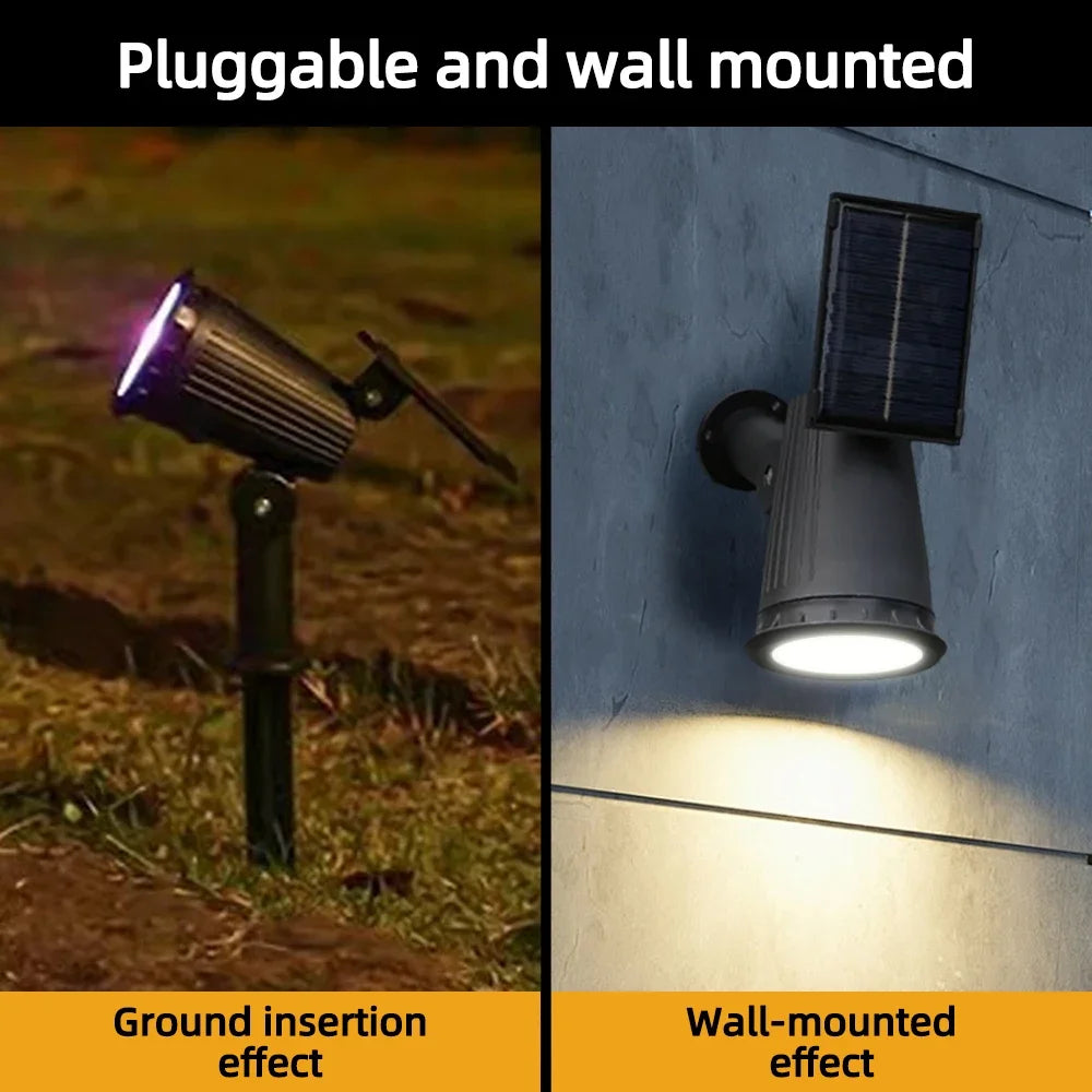 Heinast Solar RGB LED Spot Lights IP65 Outdoor Garden
