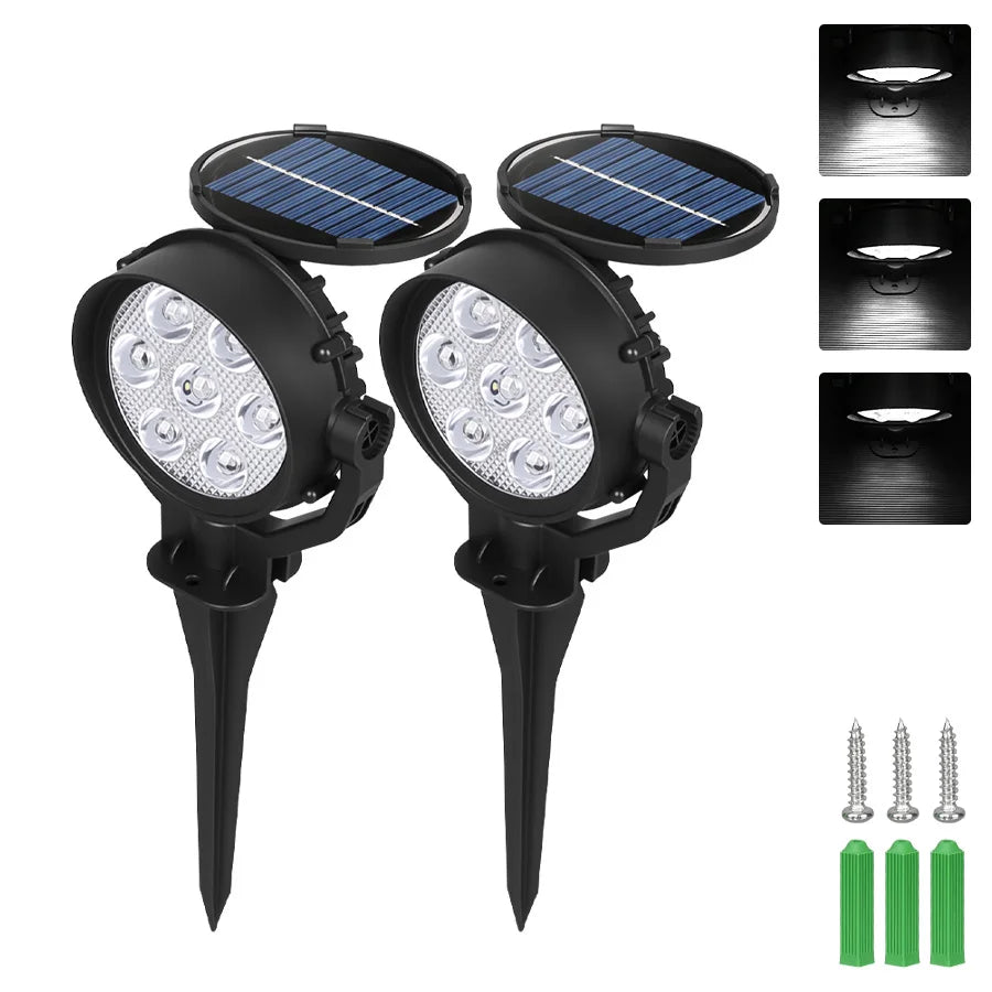 Heinast Solar RGB LED Spot Lights IP65 Outdoor Garden