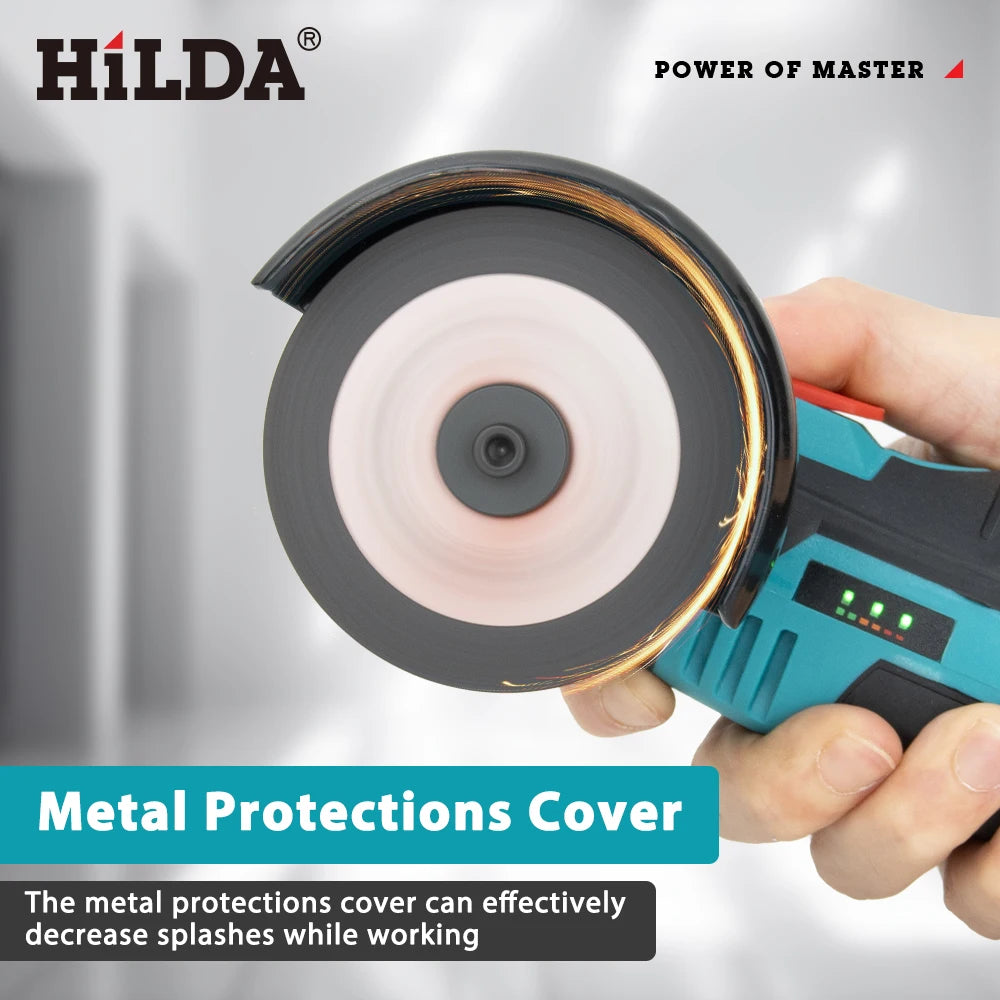 HILDA 12V Mini Cordless Angle Grinder With Battery Pack
