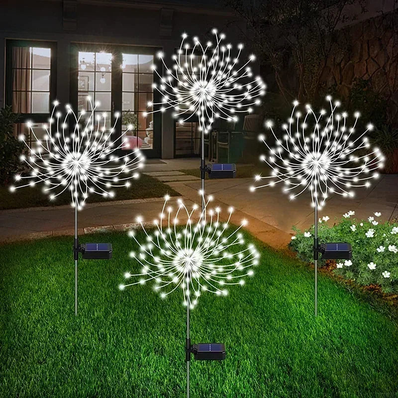 Super Cheese Solar LED Firework Fairy Light Decoration