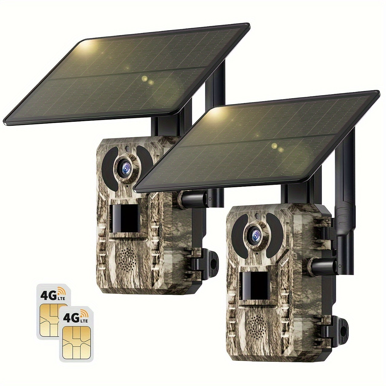 4G LTE Solar Trail Camera With Live View 2K Night Vision