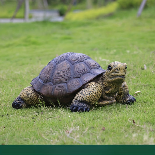 Resin Tortoise Figurine Garden Statue Outdoor Decor