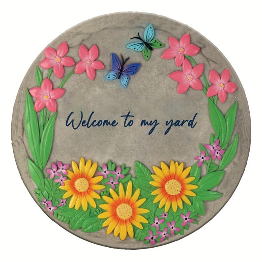 Personalized Garden Stepping Stone Welcome To My Garden