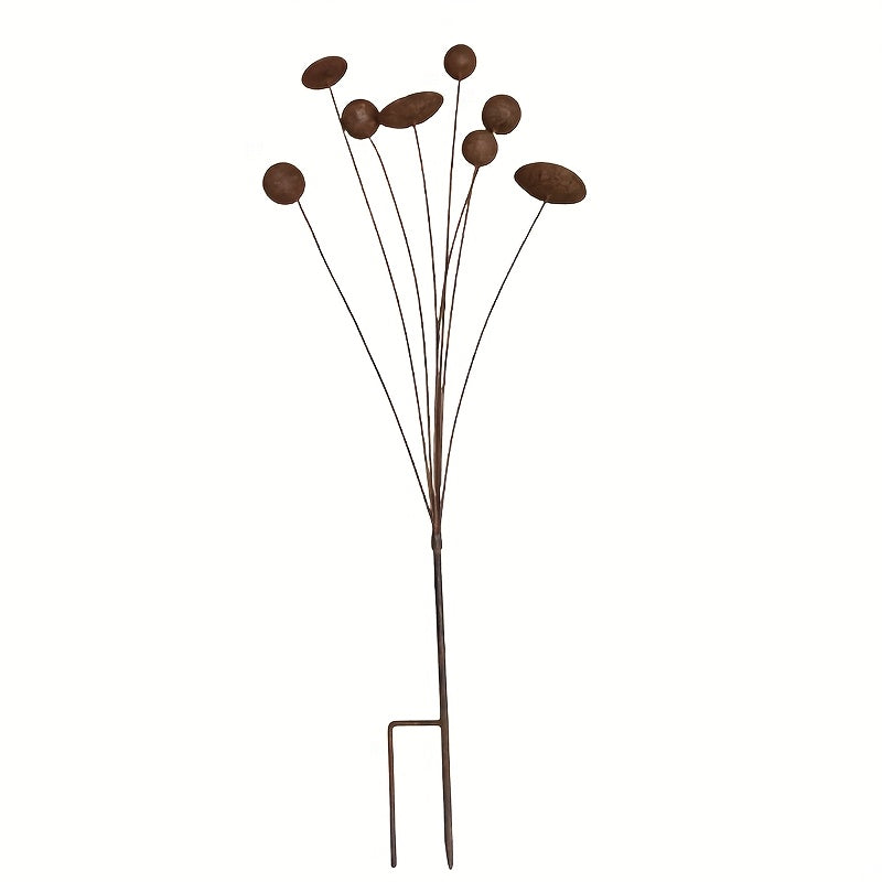 Makelift Studio Handmade Metal Kinetic Floral Garden Stake