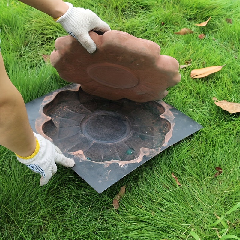 Flower Mold For Concrete Paving Durable Floral Garden Tool
