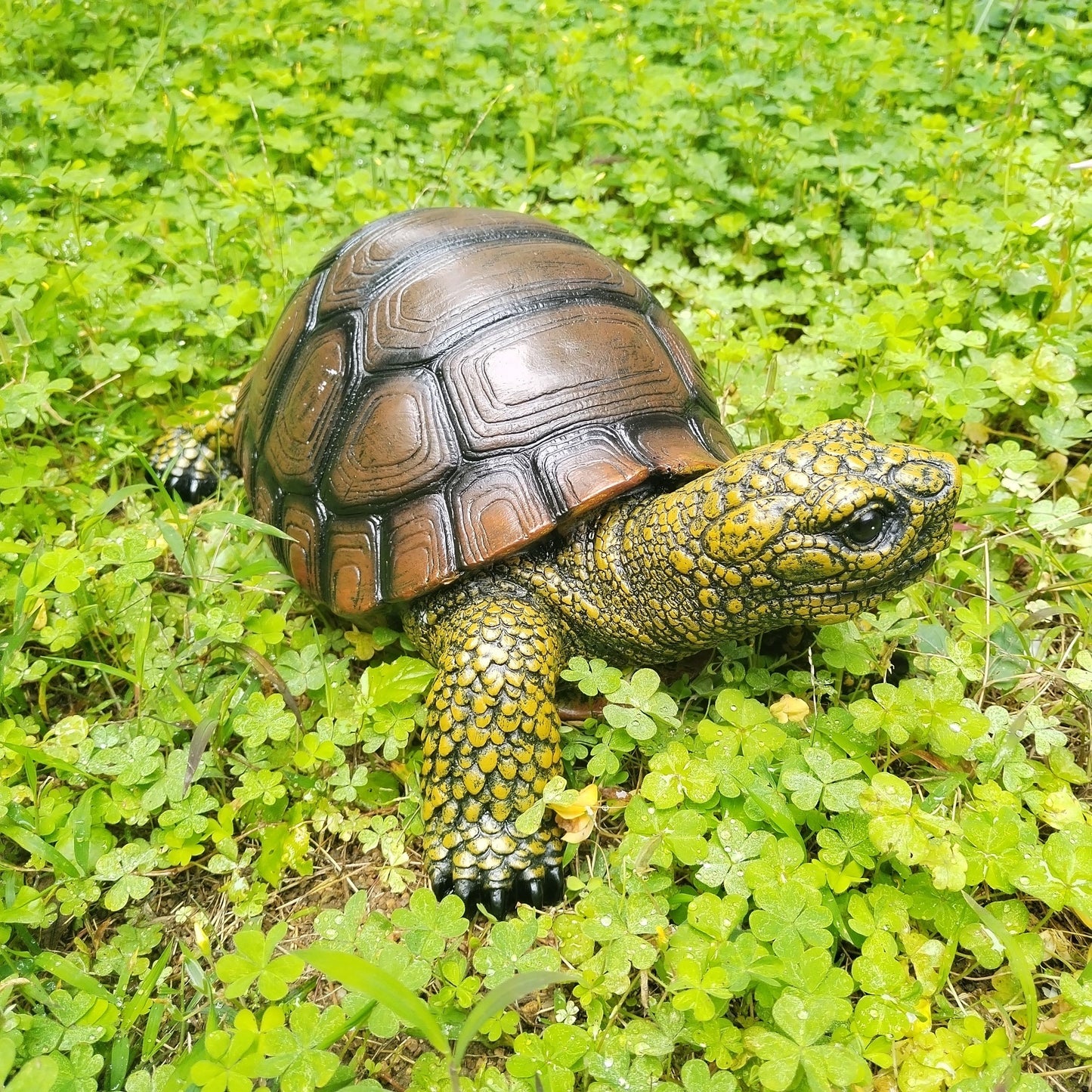 Resin Tortoise Figurine Garden Statue Outdoor Decor