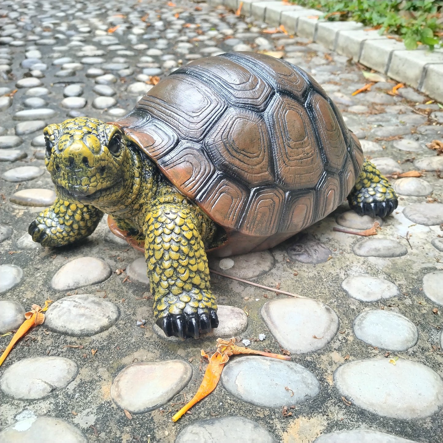 Resin Tortoise Figurine Garden Statue Outdoor Decor