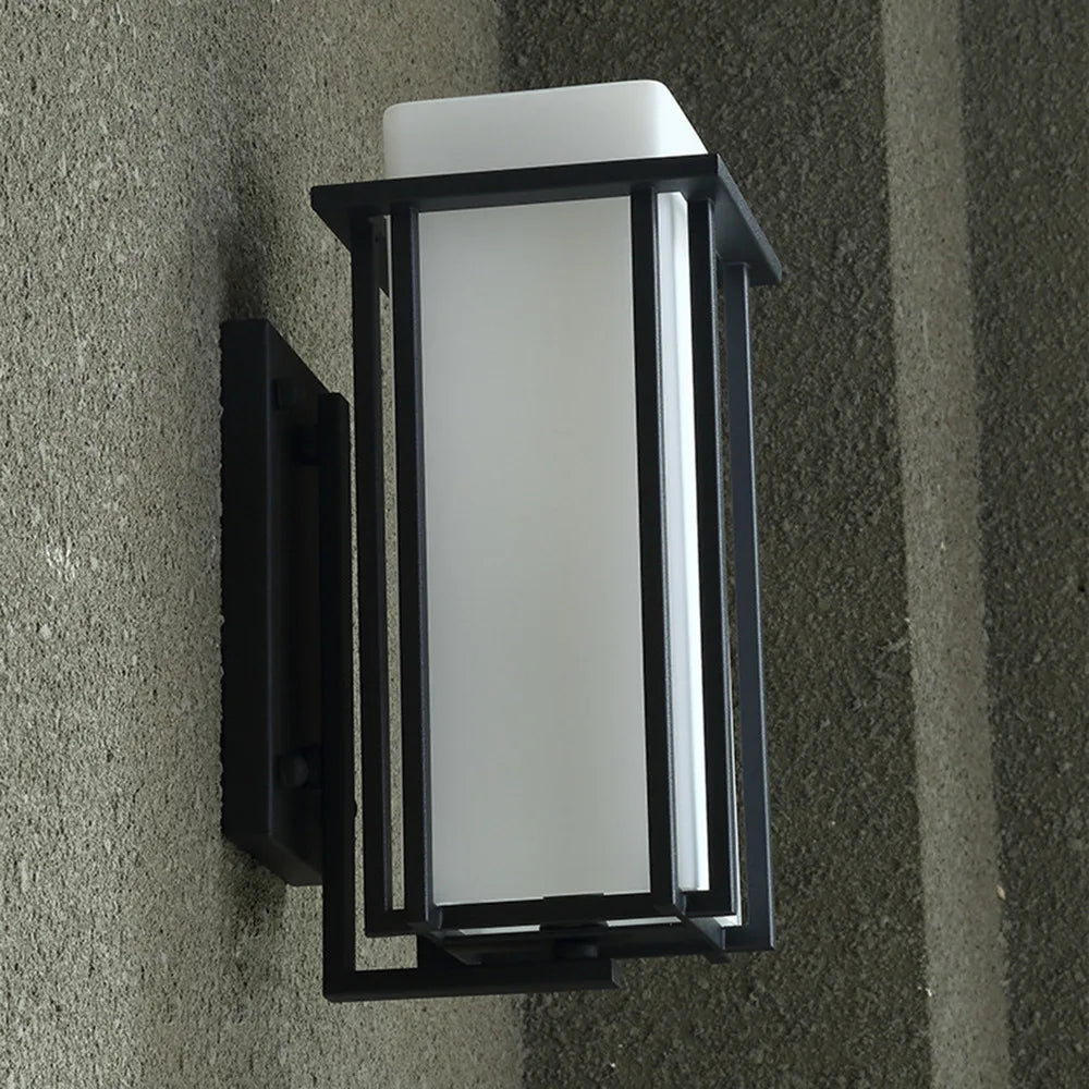 Bymaocar Elegant American Iron Outdoor Wall Lamp Rustproof