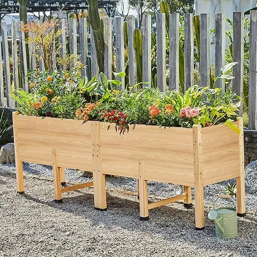 DAFIFY Raised Garden Bed With Legs And Drainage Holes