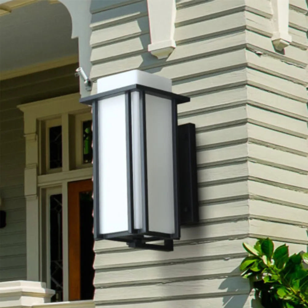 Bymaocar Elegant American Iron Outdoor Wall Lamp Rustproof