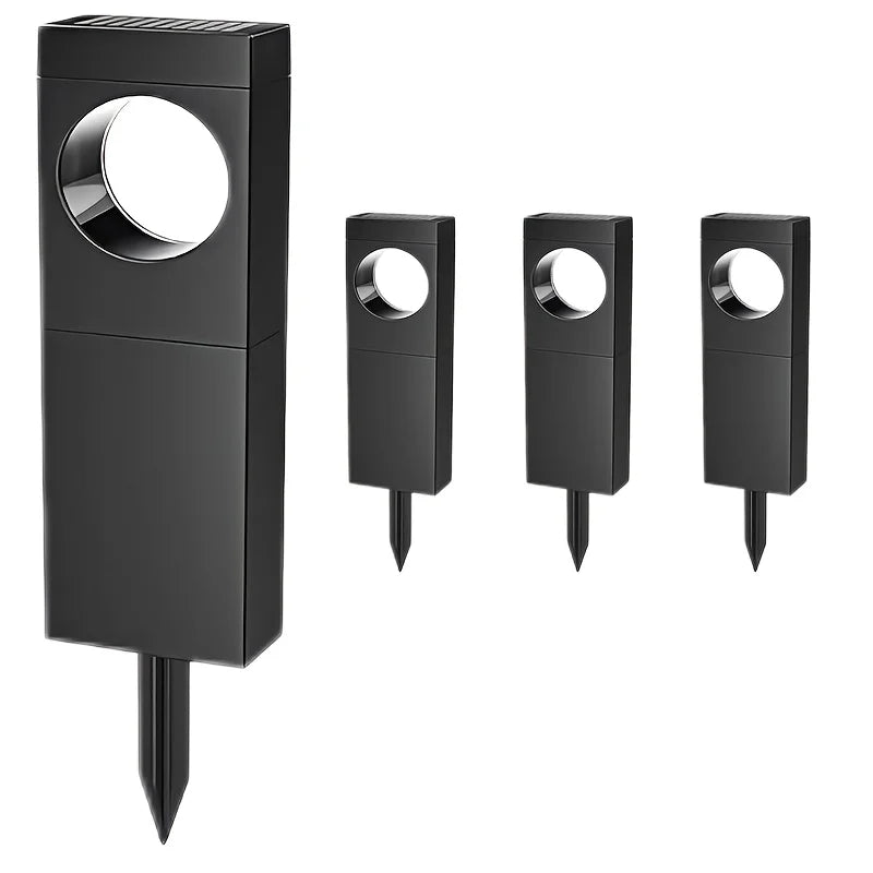 KPSTEK Solar Lights Pack 4 6 Bright LED Pathway Garden