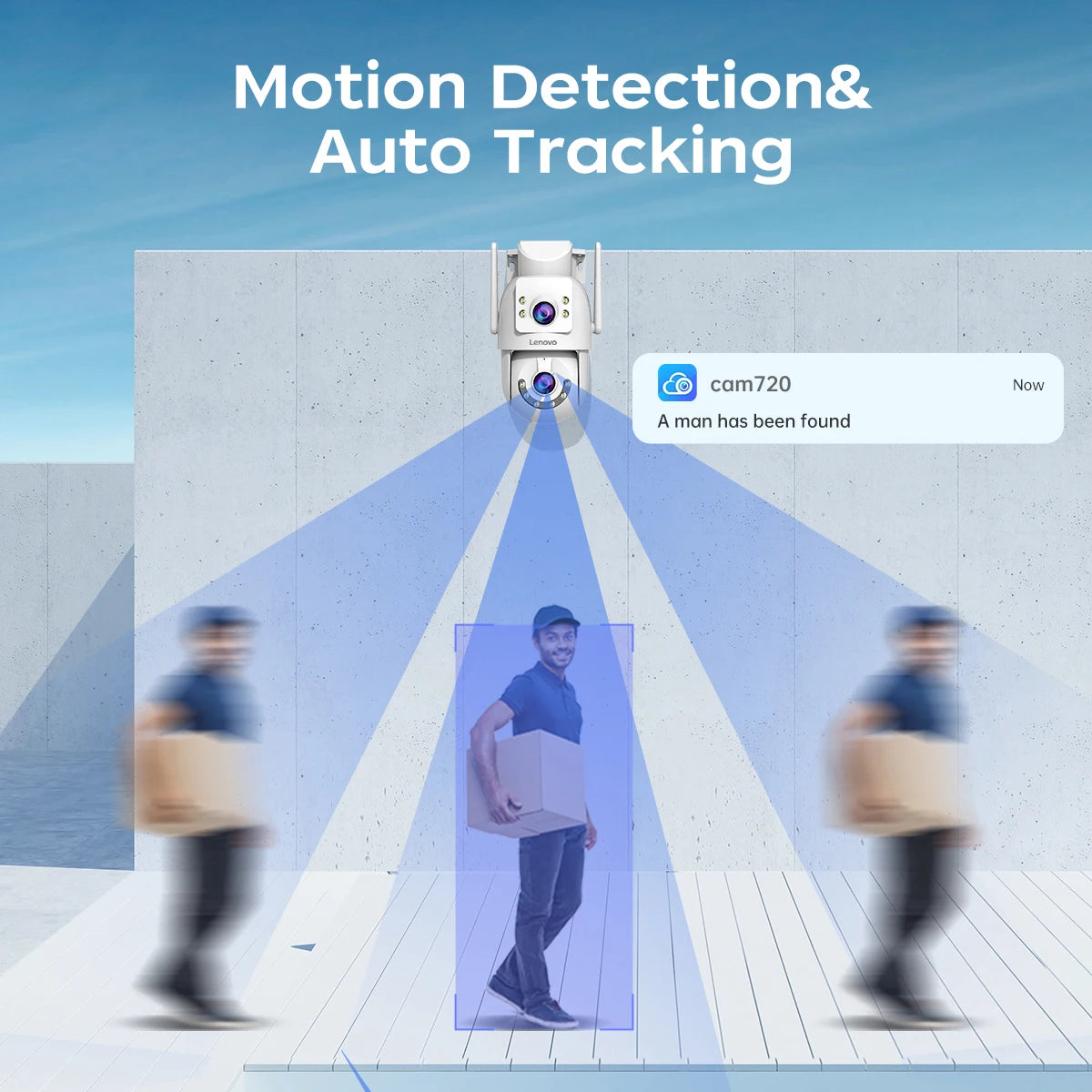 Lenovo 4K WiFi 5G PTZ Surveillance Camera Auto Tracking