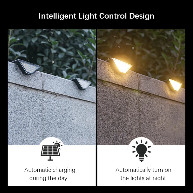Shenzhitech Solar Step Lights Outdoor Waterproof Deck