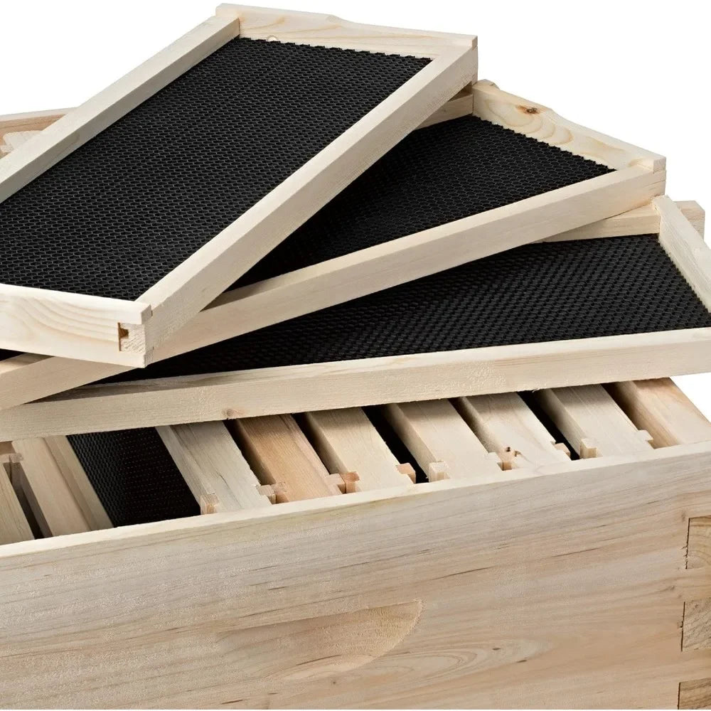 ZUIYU Beehive Box Kit With Metal Roof Langstroth Beekeeping