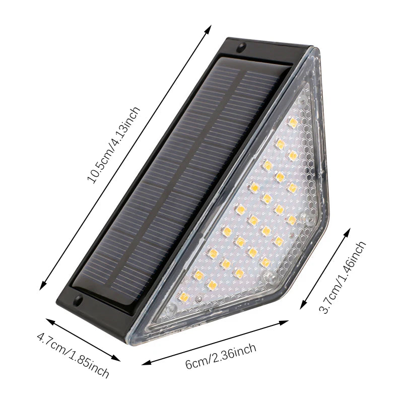 Shenzhitech Solar Step Lights Outdoor Waterproof Deck