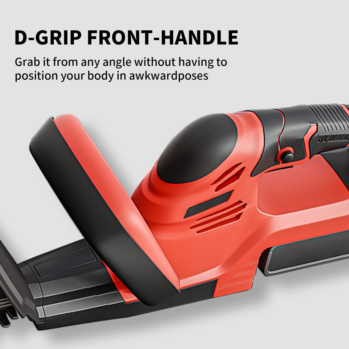 Cordless Hedge Trimmer Electric With 3 Ah Battery Charger