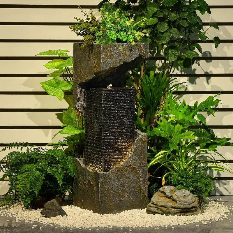 Hign-concerned Modern Outdoor Water Fountain Floor Standing