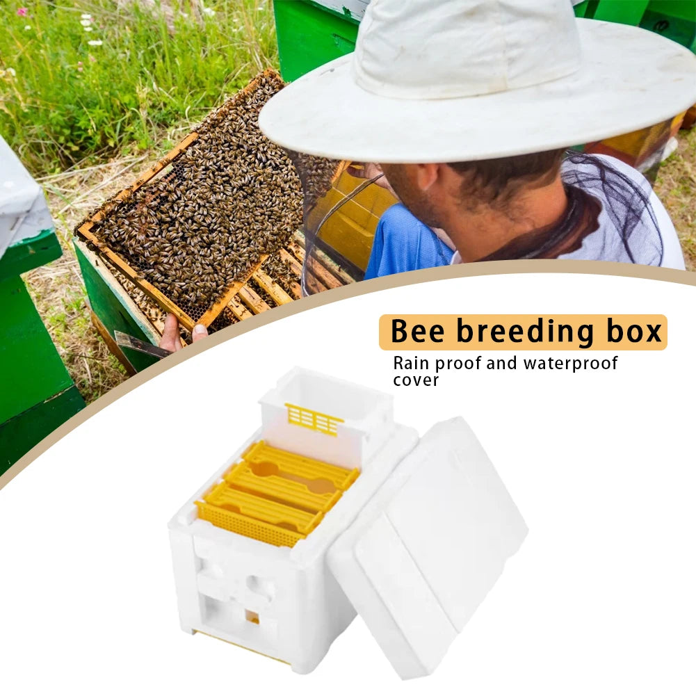 Alloet Beehive Pollination King Box Beekeeping Tools