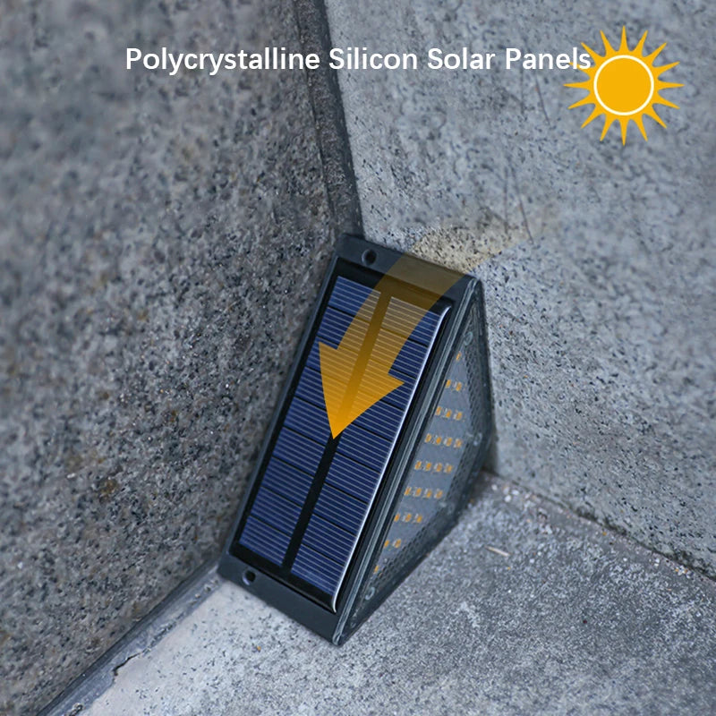 Shenzhitech Solar Step Lights Outdoor Waterproof Deck