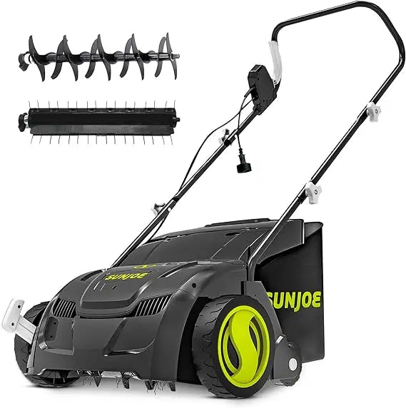12 Amp Electric Lawn Dethatcher And Scarifier For Lawns