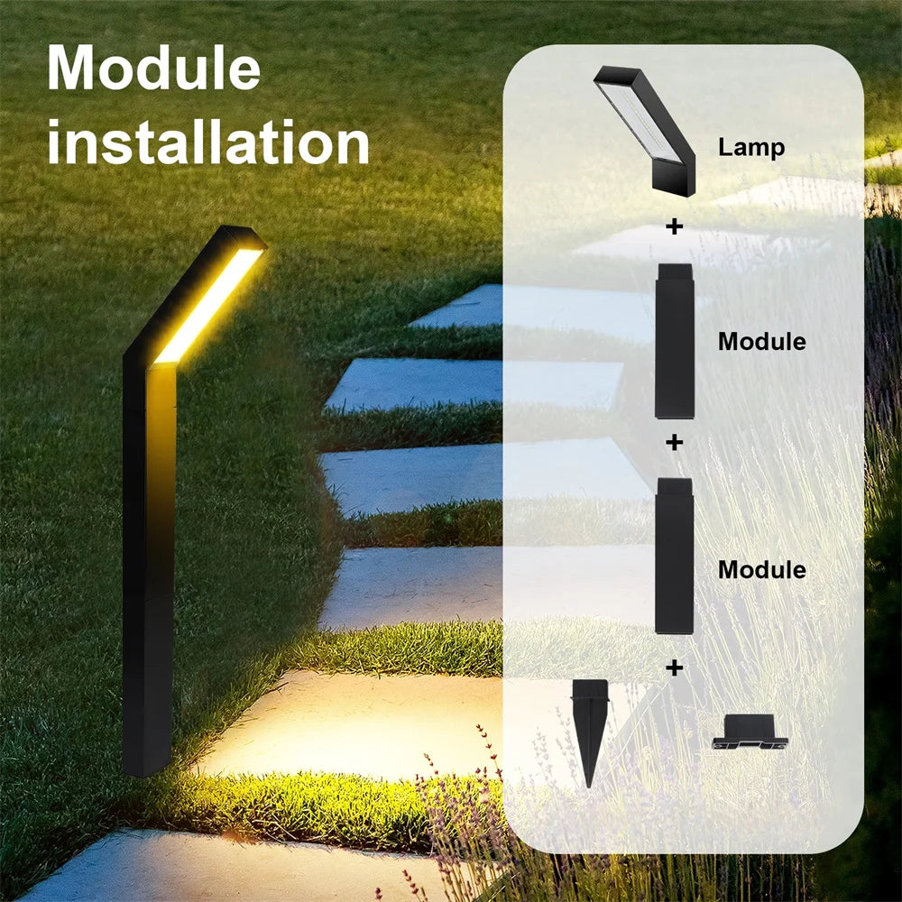 GAVT Solar Pathway Lights IP65 Outdoor Garden Lamps