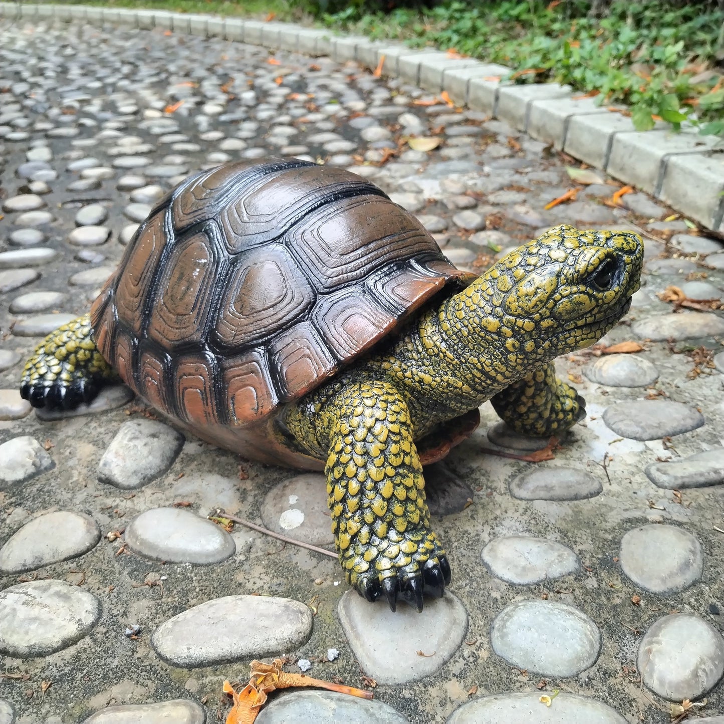 Resin Tortoise Figurine Garden Statue Outdoor Decor