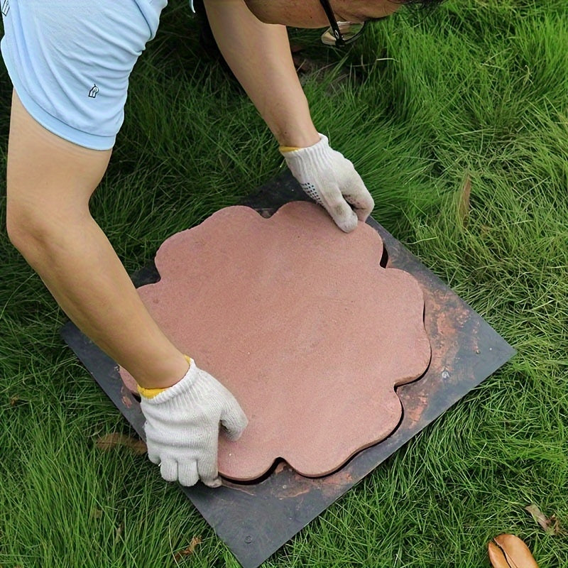 Flower Mold For Concrete Paving Durable Floral Garden Tool