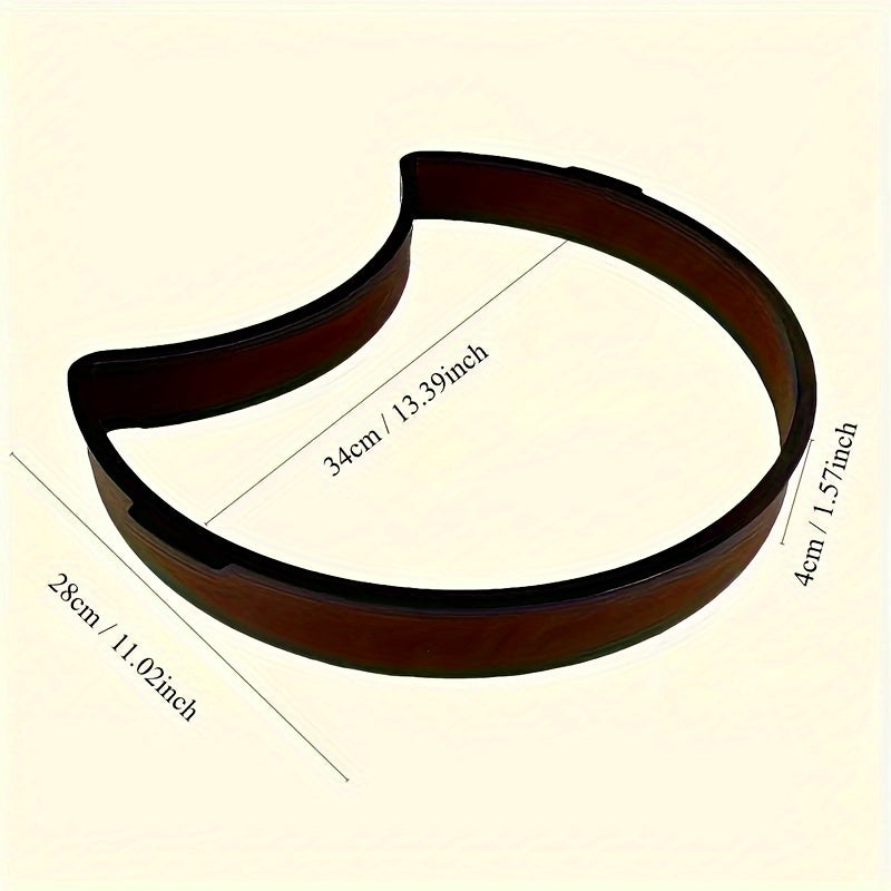 Reusable Crescent Moon Concrete Mold For Garden Pavers